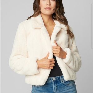 Blank NYC | White Faux Fur Cropped Jacket